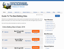 Tablet Screenshot of bettingwebsites.org